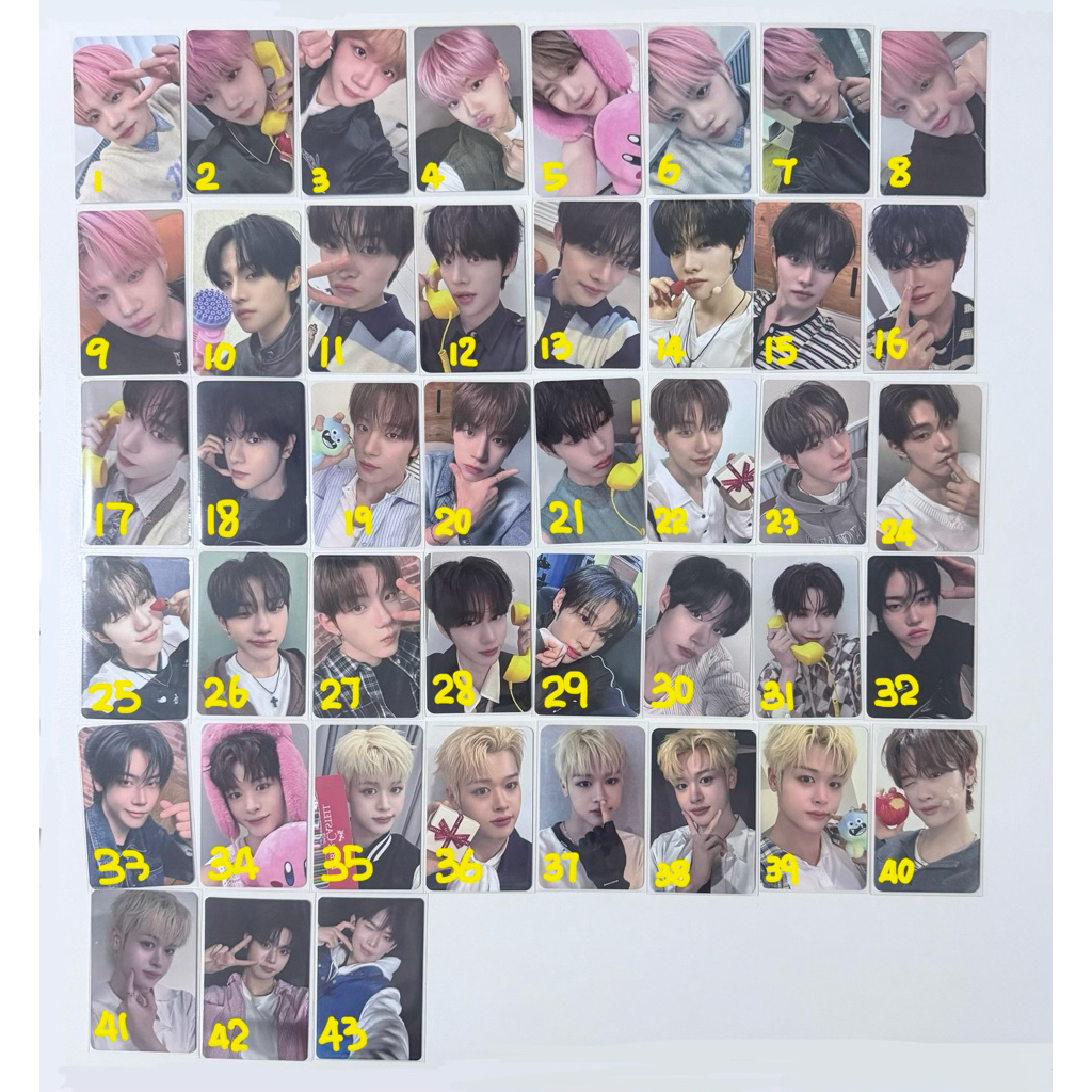 ปิดดวงตาของคุณ Pob Photocard CYE Yichen Snowy Summer Applemusic NY Yeti Joeun Hellolive Makestar