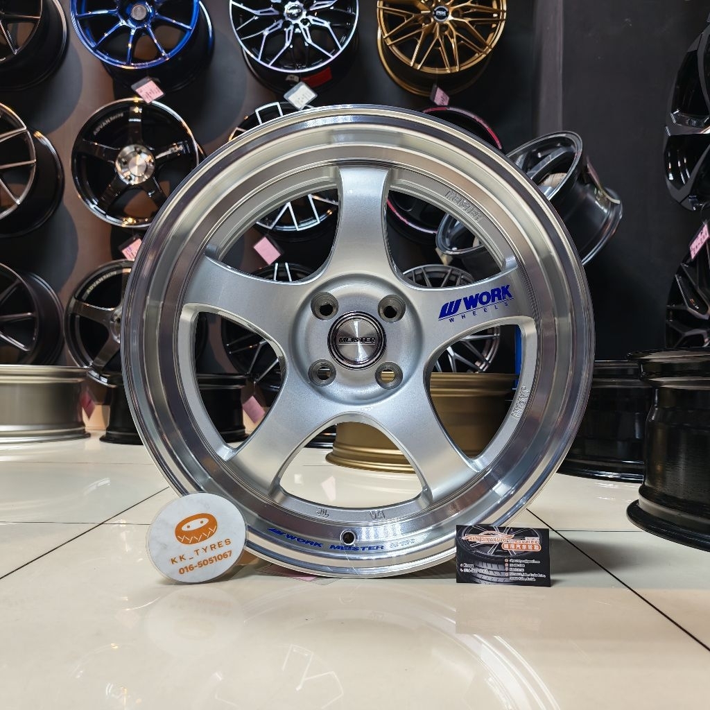 [1PC] ขอบสปอร์ตใหม่ 17 นิ้ว WORK MEIST S1R 17X7.5JJ ET40 4H100 SLP
