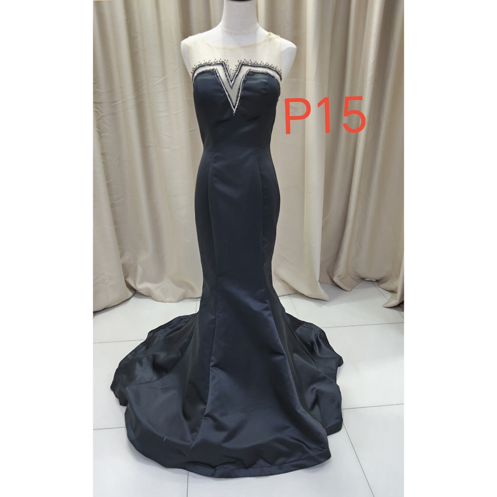 ชุดแต่งงาน/ Dinner Dress มือสอง 90% เหมือนใหม่ (P15) S~M/Newest News สําหรับขาย 9成新款