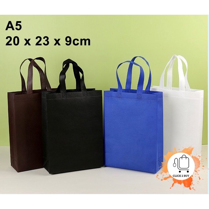 A5 SIZE NON WOVEN BAG / NON WOVEN BAG WITH PRINTING / NON WOVEN BAG BAG BAG/ EVENT BAG