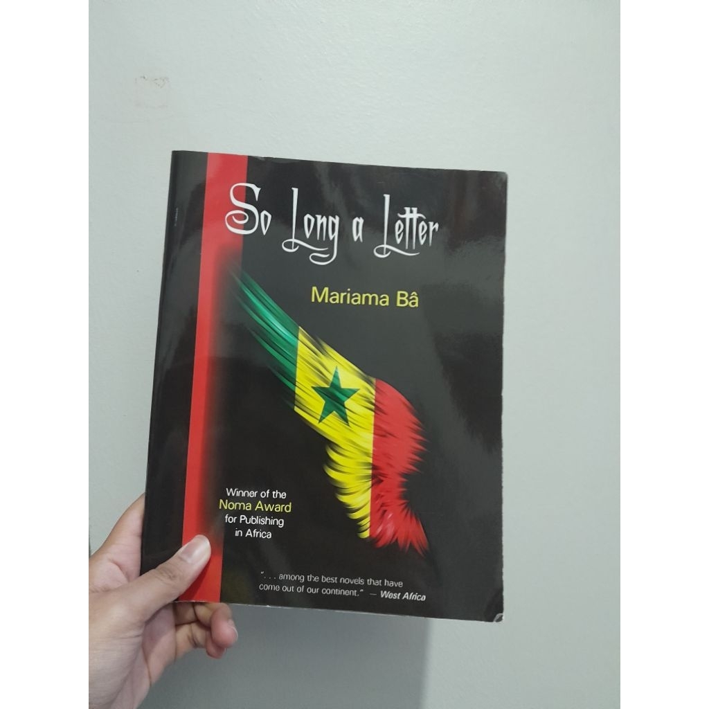 PRELOVED ENGLISH NOVEL - จดหมายยาวมากโดย Mariama Bâ <WINNER OF THE NOMA AWARD>