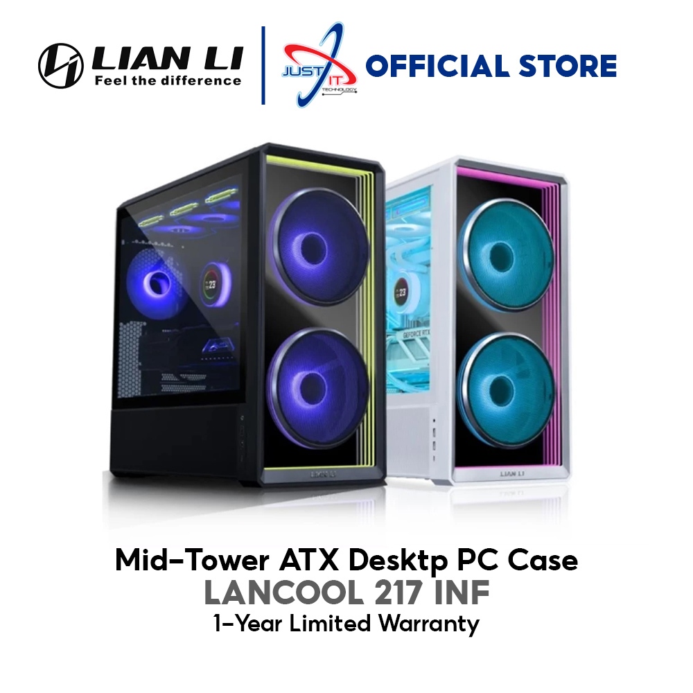 LIAN LI LANCOOL 217 INF MID-TOWER ATX DESKTOP PC CASE / CASING