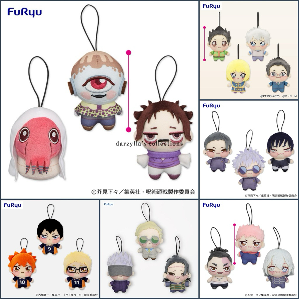 FURYU Jujutsu Kaisen Chopinui Haikyu Chopinui อะนิเมะของเล่นตุ๊กตา Gojo GOYO Nanami Choso Hinata Kuroo Tsukki ญี่ปุ่น