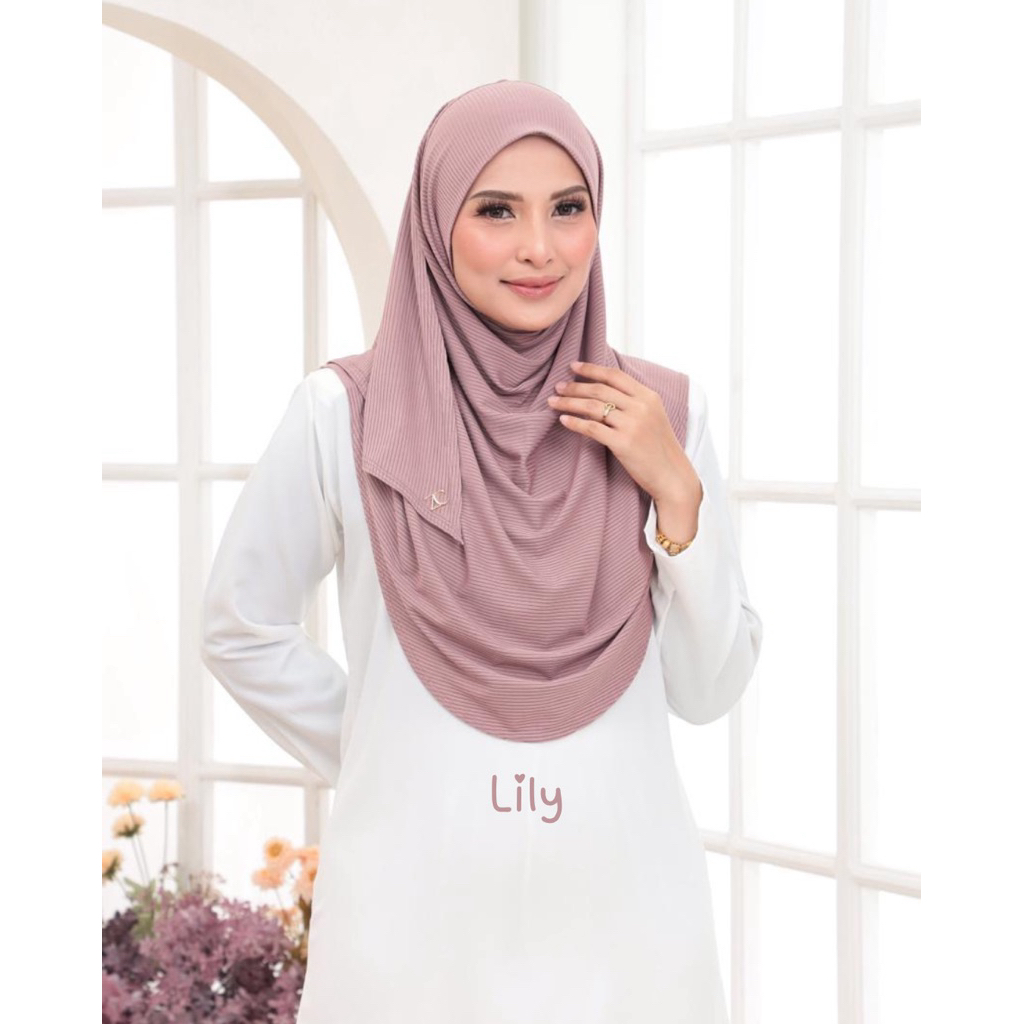 MAWAR SHAWL RIBBED BY NURAHERA SHAWL SARUNG / SHAWL TERUS SARUNG / SHAWL / TRENDY/ HIJAB