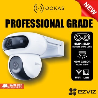 Ezviz Professional Grade 2K+ WiFi Camera | Dual-Lens PT |  H90 Dual 2K+ & H9c Dual 2K Wireless CCTV | Ai Tracking