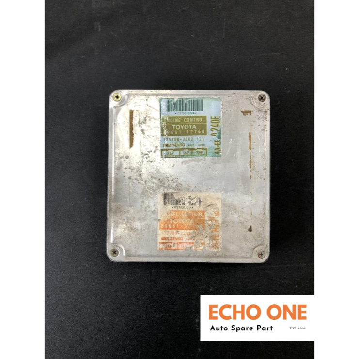 ชุดควบคุมเครื่องยนต์ TOYOTA COROLLA SPRINTER ECU 4A-FE A240E 89661-12760 ใช้