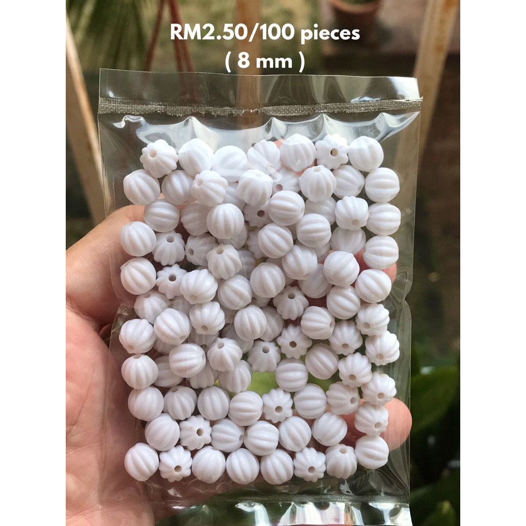 RM2.50/100 kyping : 8mm-010 - Manik - Bead - 8 mm