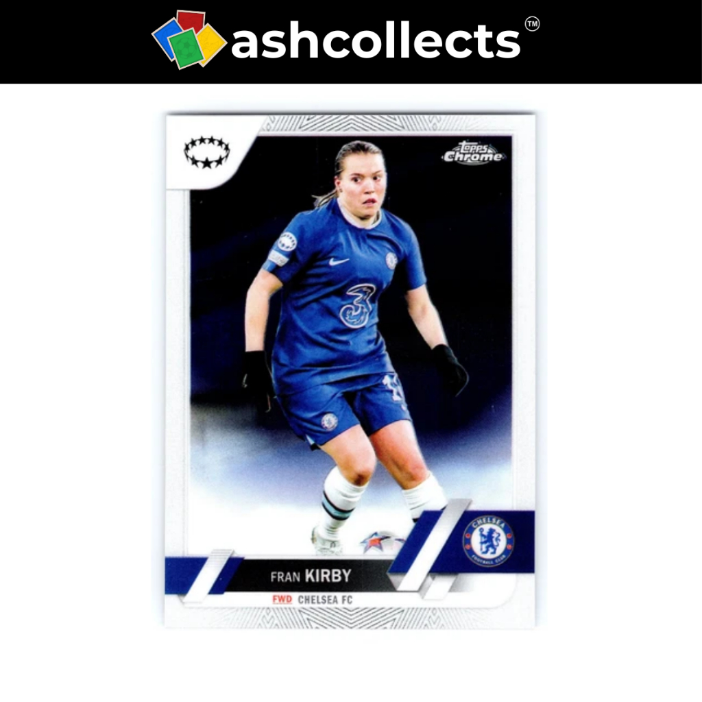 Topps Chrome UWCL 2022-23 Womens Champions League Fran Kirby Base Chelsea Women [ของสะสม]