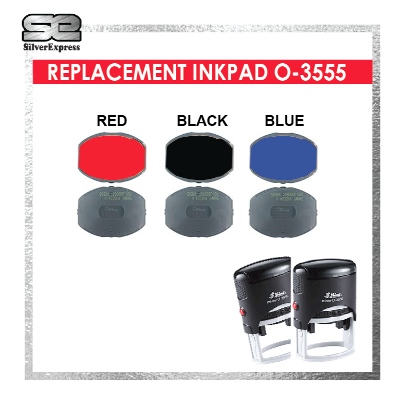 เปลี่ยนหมึกPAD O-3555 O-3555D SHINY TWO COLORS ONE COLORS