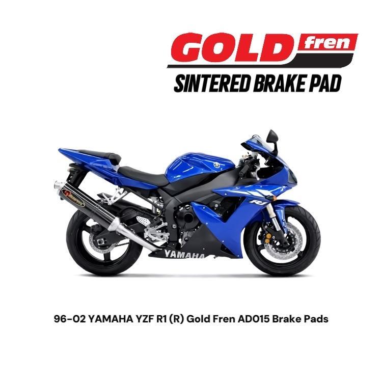 02 YAMAHA YZF R1 (R) ผ้าเบรค Gold Fren AD015