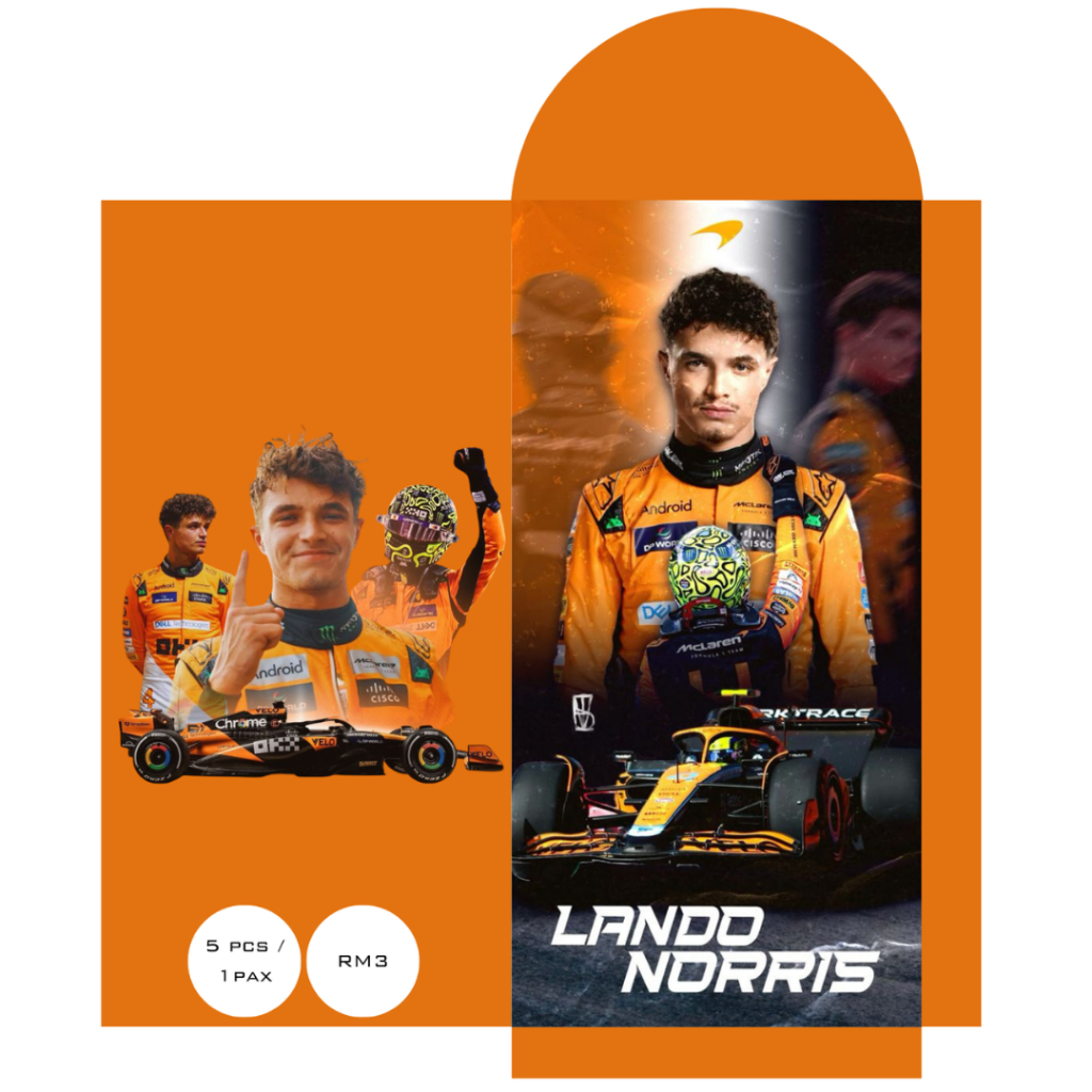 Sampul Raya / Angpao Lando Norris Driver F1 v3