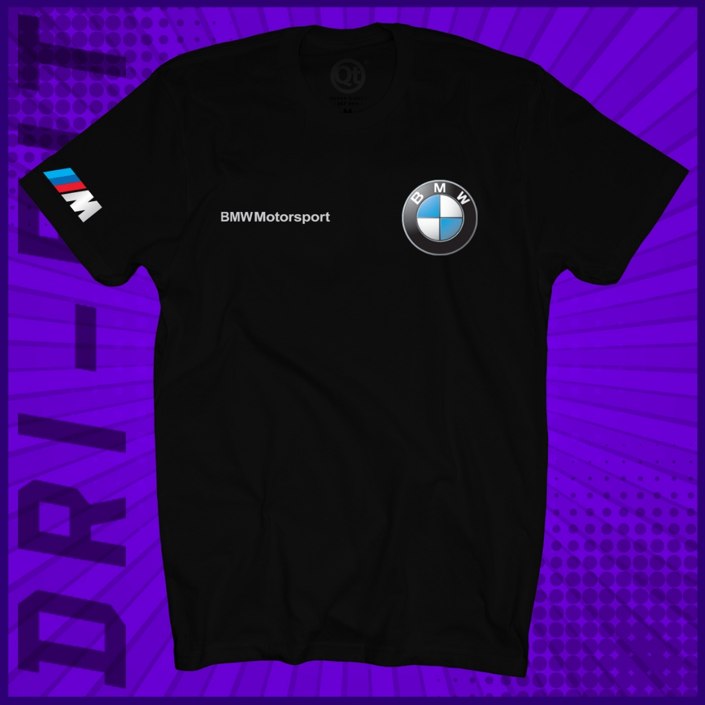 ใหม่ BMW MOTORSPORT BIMMER ///MSERIES SS SHORT SLEEVE 160GSM MICROFIBER DRI-FIT JERSEY UNISEX