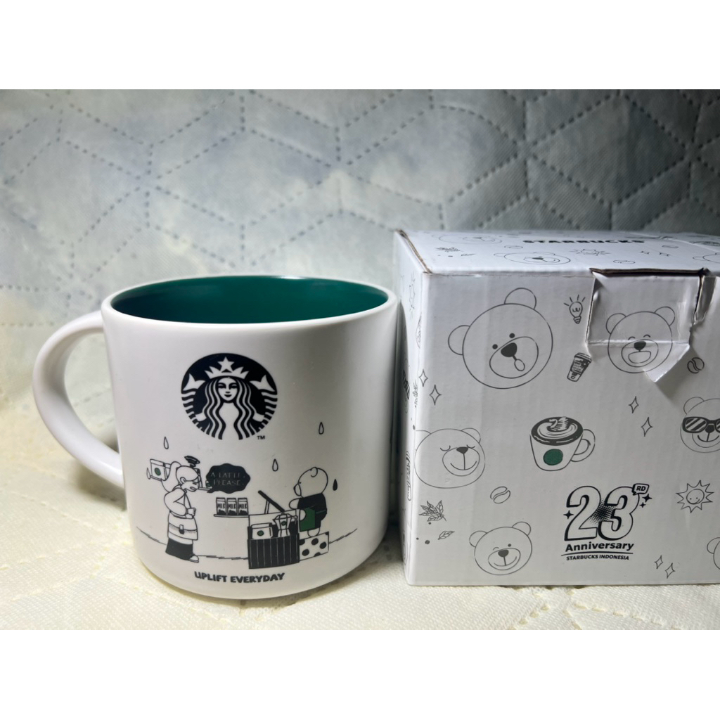 2025 แก้วกาแฟ Starbucks Uplift Everyday 16 fl oz / 473 ml 23rd Anniversary Starbucks Indo