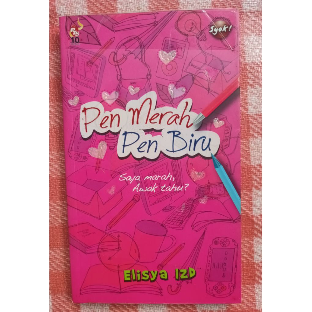 MERAH Preloved RED PEN BLUE PEN elisya izd