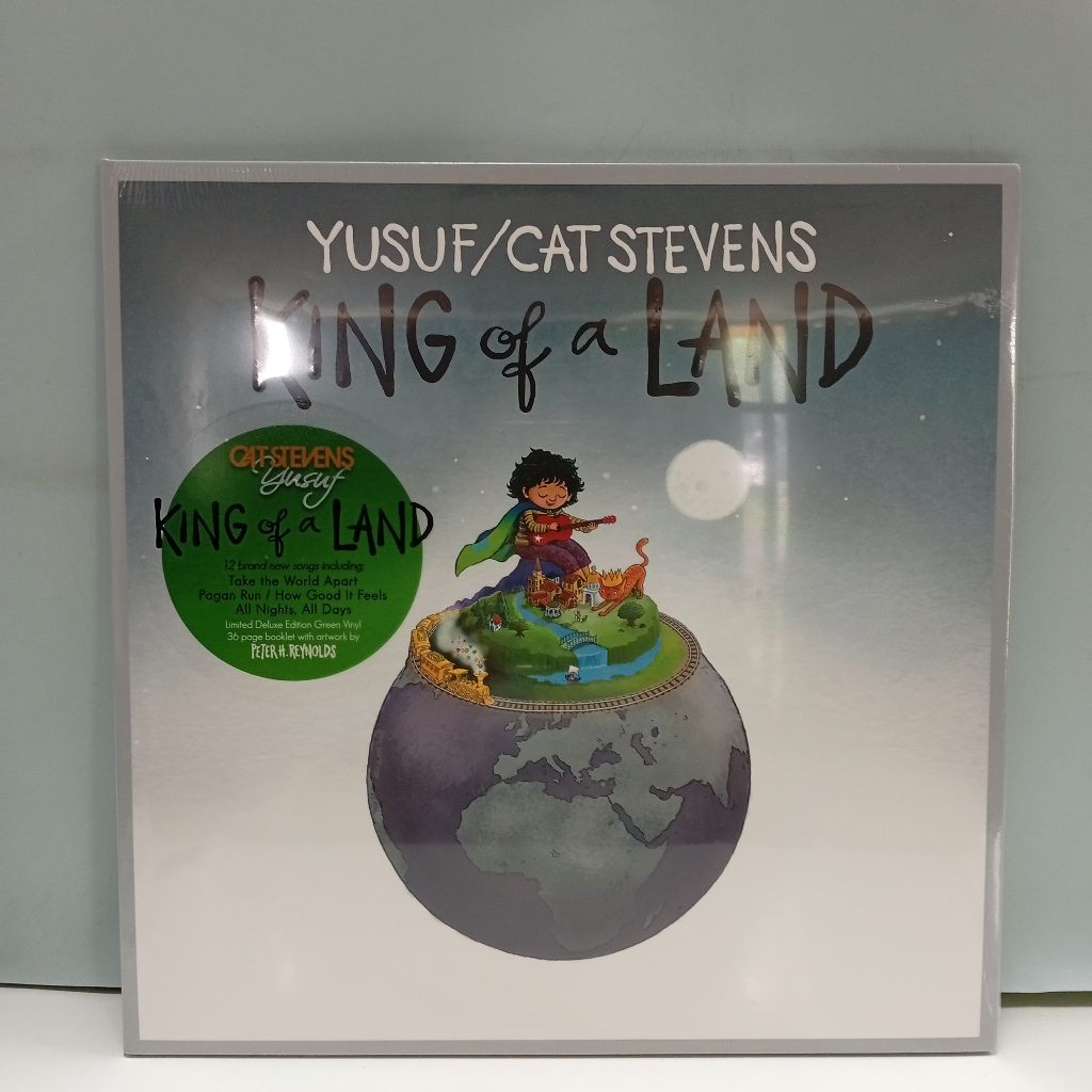 BB39-6 LP TERPAKAI BERSEAL [ YUSUF & CAT STEVENS - KING OF A LAND ] ซีล LP มือสอง < NM >