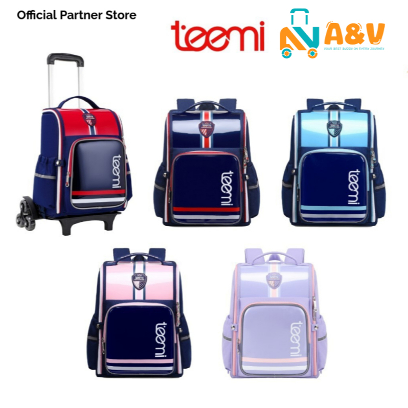 TEEMI PRIME ULite กระเป๋านักเรียนประถมศัลยกรรมกระดูกสําหรับเด็กน้ําหนักเบาเป็นพิเศษ [เหมาะสําหรับเด็