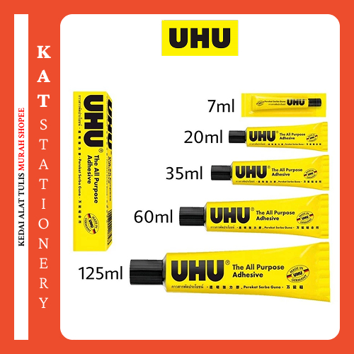 UHU กาวกาวอเนกประสงค์ 7ml/ 20ml / 35ml / 60ml UHU 7g