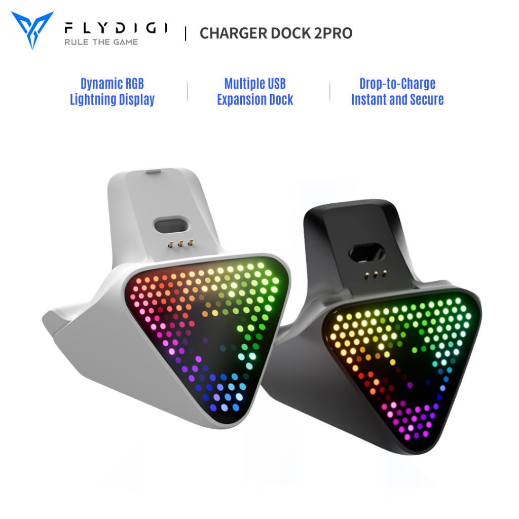 Flydigi Charger Dock2PRO (ใช้ได้กับ APEX5 และ VADER 5PRO Series)
