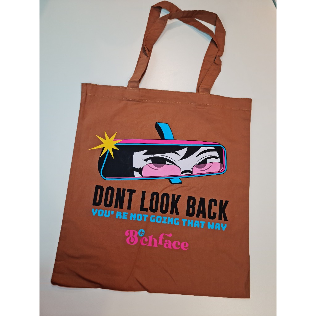 Big Tote Bag B*chface - DOLT LOOK BACK (A3B_081-086) ซื้อ 2 แถม 1 แก้ว!