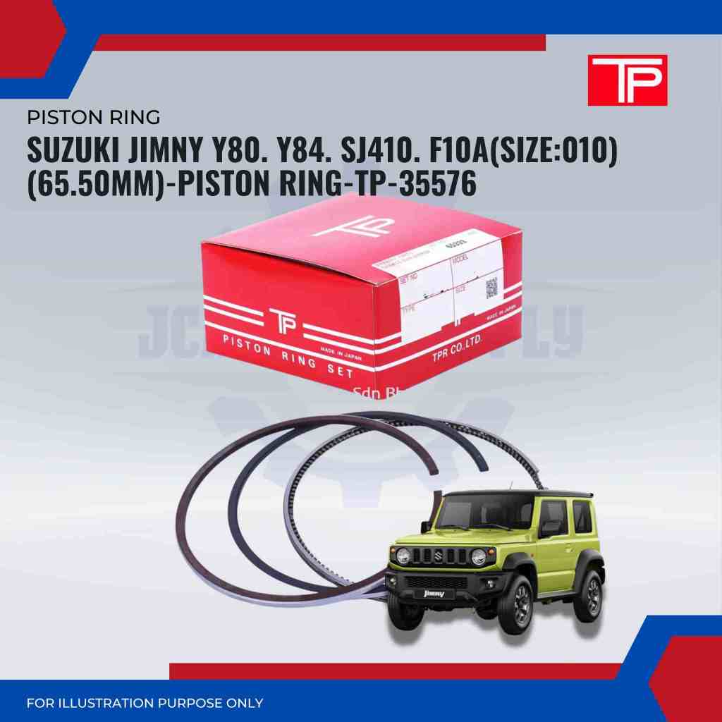 SUZUKI ลูกสูบซินซิน- ซูซูกิ จิมนี่ ย80. Y84. เอสเจ410. F10A(Size:010)(65.50mm)-แหวนลูกสูบ-TP-35576