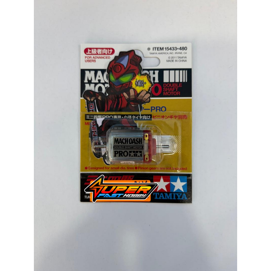 TAMIYA 15433 MACH-DASH MOTOR PRO SUPERFAST HOBBY BREAK IN BY MC (PH)