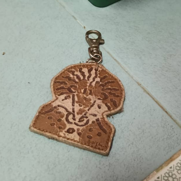 พวงกุญแจหนัง fido dido/พวงกุญแจ lama