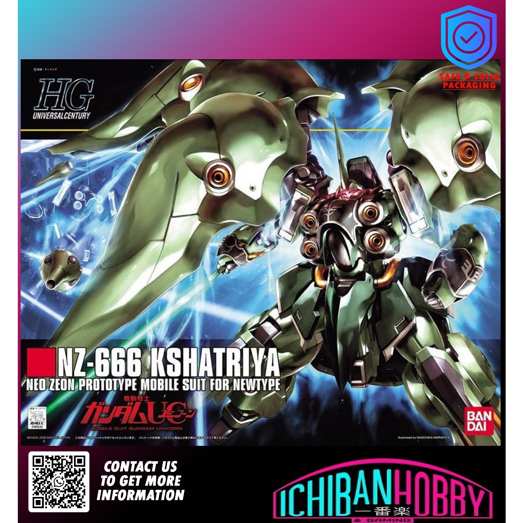 BANDAI HGUC 1/144 NZ-666 KSHATRIYA