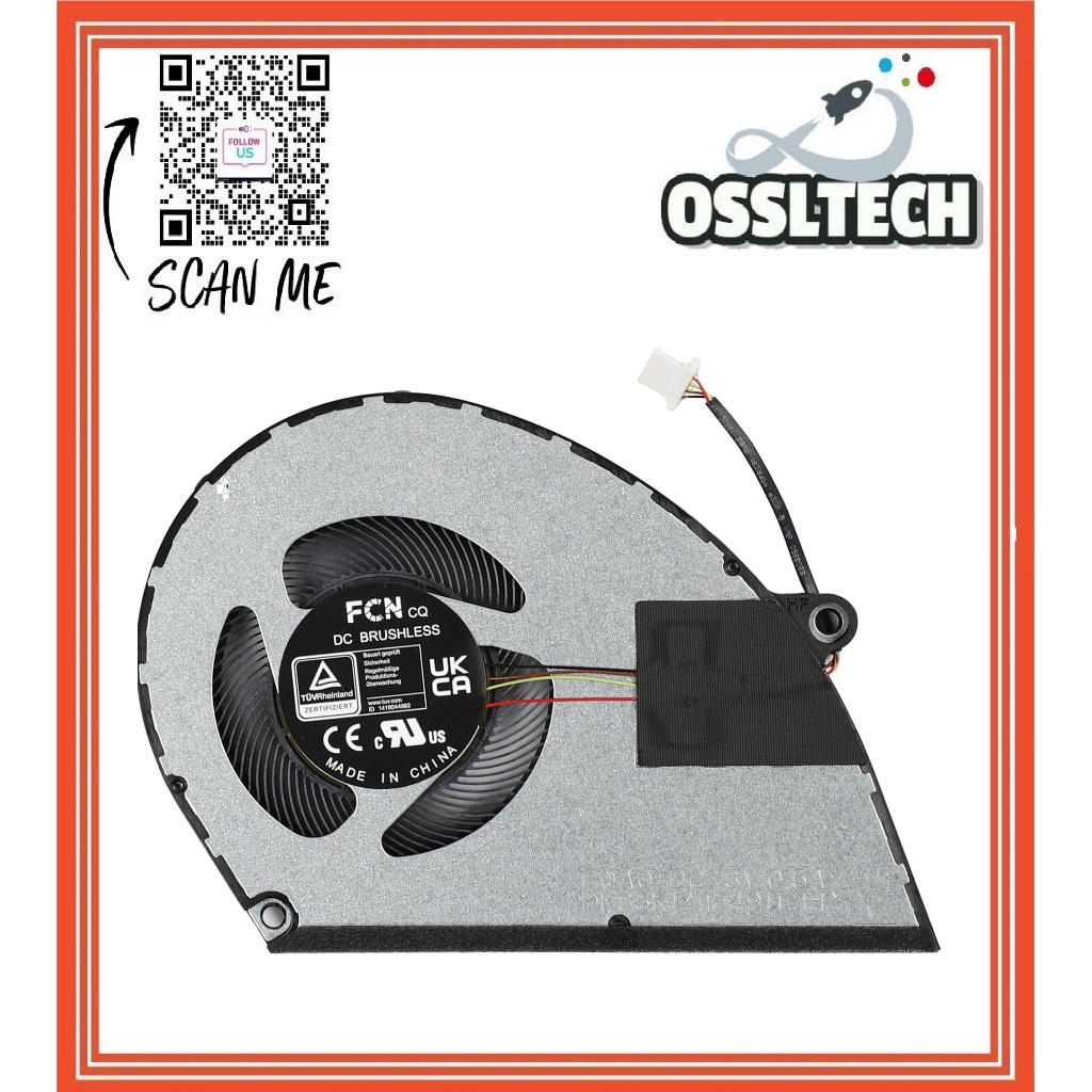 พัดลมระบายความร้อน CPU ใหม่สําหรับ Acer Aspire A515-48M Aspire 3 A315-510P A315-24P