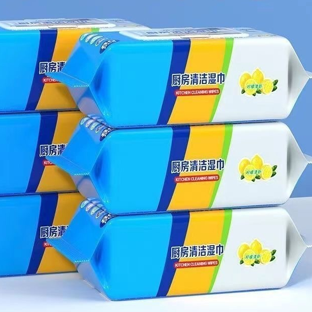 80PC WET WIPES DISPOSABLE KITCHEN WET TISSUE LAP PEMBERSIH DAPUR KITCHEN TISSUE EASY