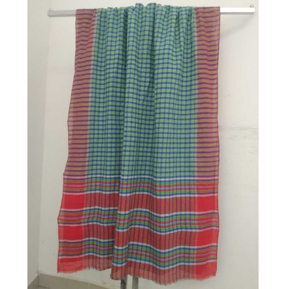 গামছা আরামদায়ক সুতির তৈরী বাংলাদেশি/ Gamcha/ Gamsa/ Bath Towel Tuala Soft Cotton/ Made in Bangladesh ราคา ถูกที่สุด ดีลบีเคเค แกลเลอรีภาพที่ 3