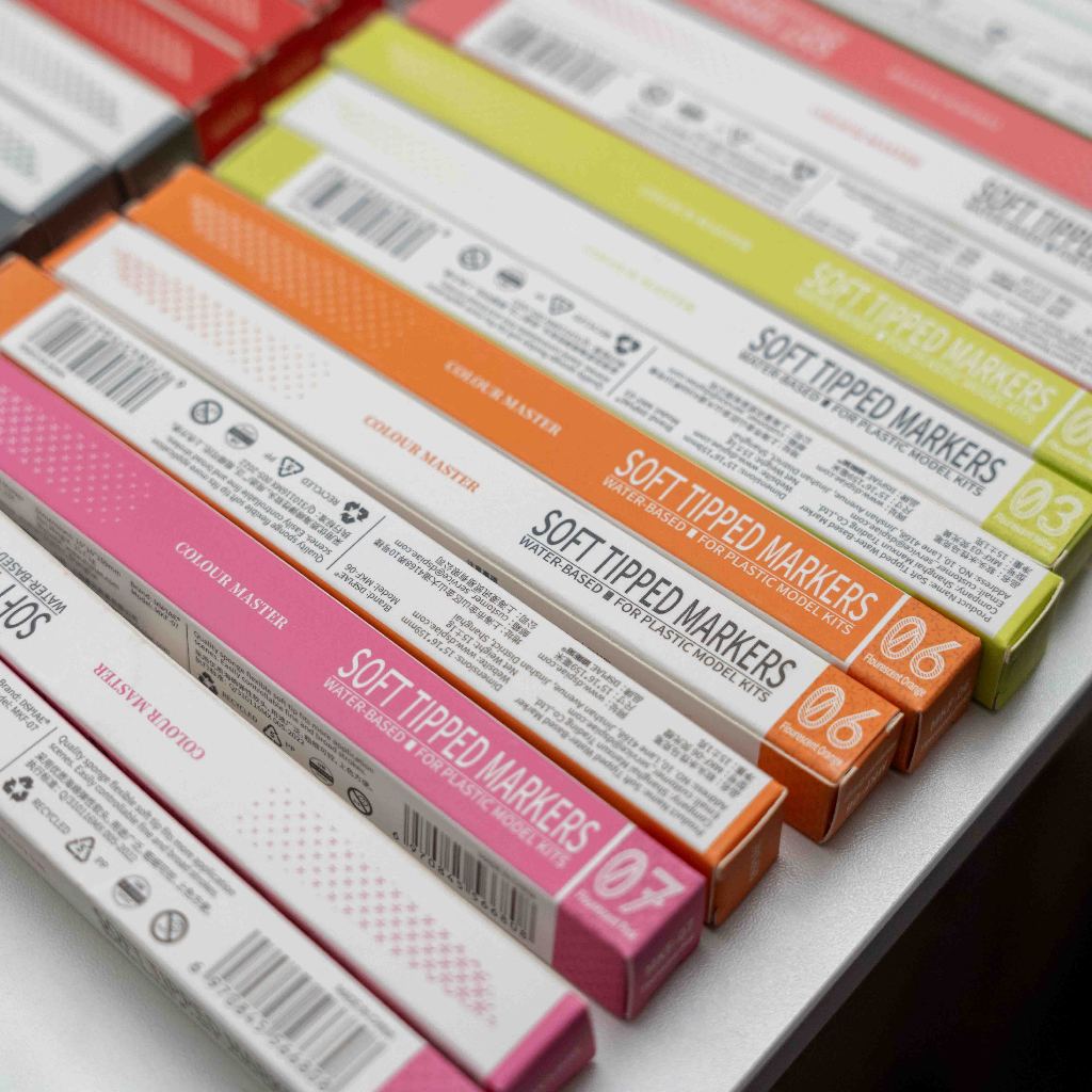 DSPIAE MKF-01~ MKF-07 MARKER FLUORESCENT สีสําหรับ GUNDAM MODELING