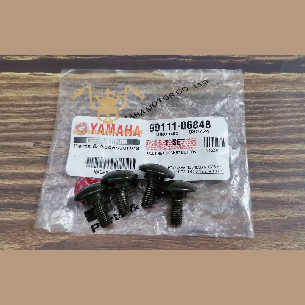 Y15ZR REAR FENDER SCREW SET (4BIJI) YAMAHA EKOR BOLT HEX SOCKET BUTTON SKRU