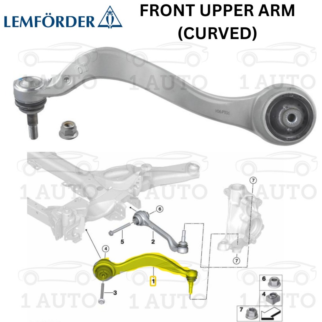LEMFORDER GERMANY FRONT LOWER ARM (CURVED) BMW G20 320i 330i 330e G22 430i