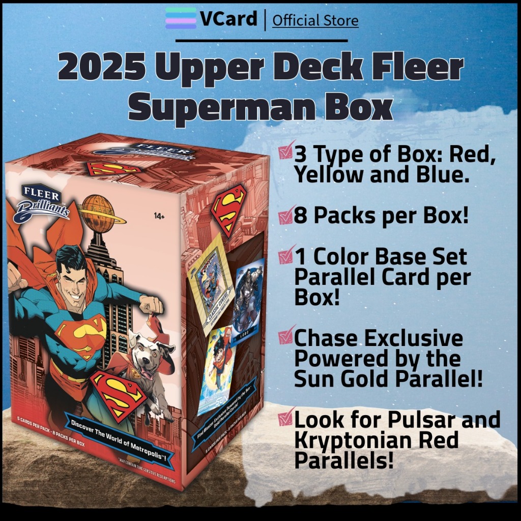 [VCARD] 2025 Upper Deck Fleer Superman Box