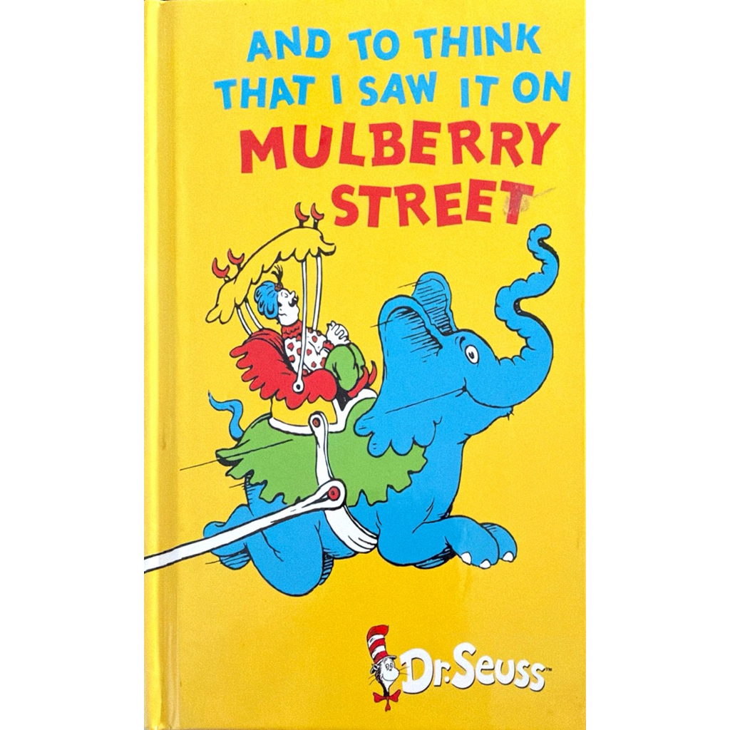 หนังสือมือสอง US Dr. Seuss: และคิดว่าฉันเห็นมันบน Mulberry Street ปกแข็ง