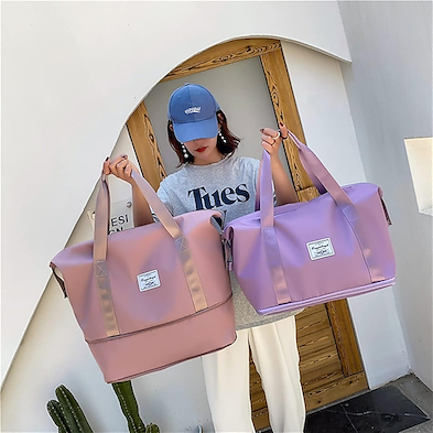 Unisex Travel Fitness Large Storage กระเป๋าเดินทางกระเป๋าพับได้ Baggage Bag