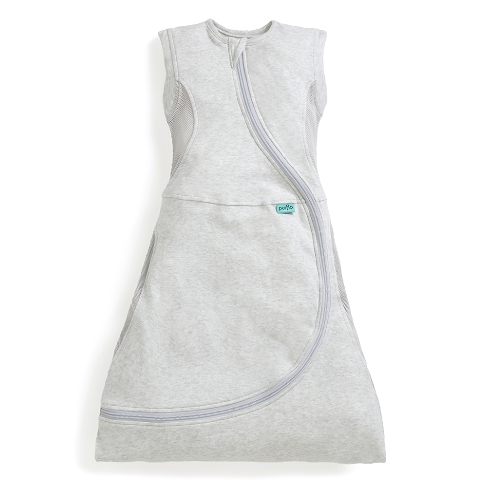 Purflo BABY SLEEP BAG 0.5 TOG - MINIMAL GREY