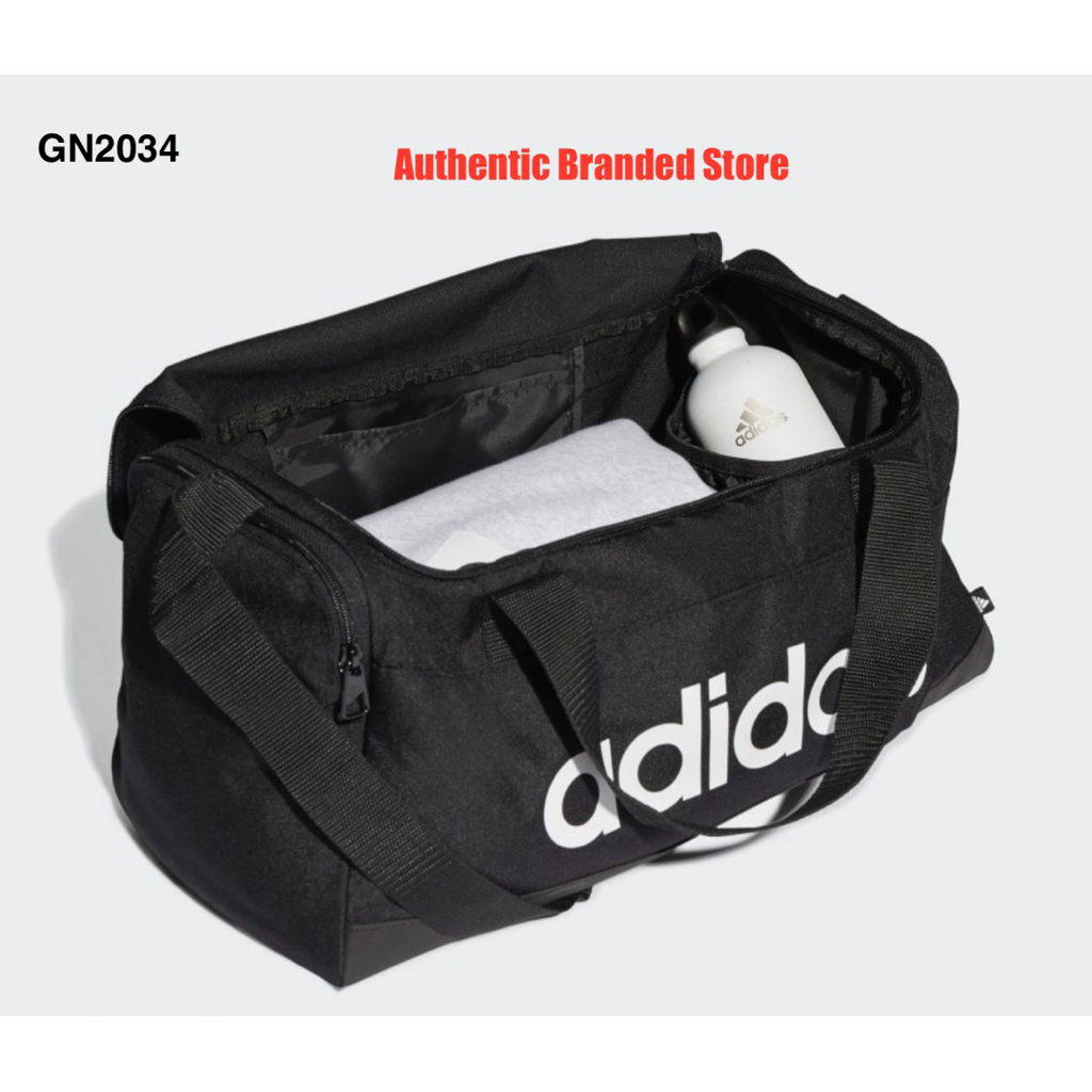 ( ป้า )Adidas Linear Duffel Bag ช่องใส่รองเท้าด้านใน