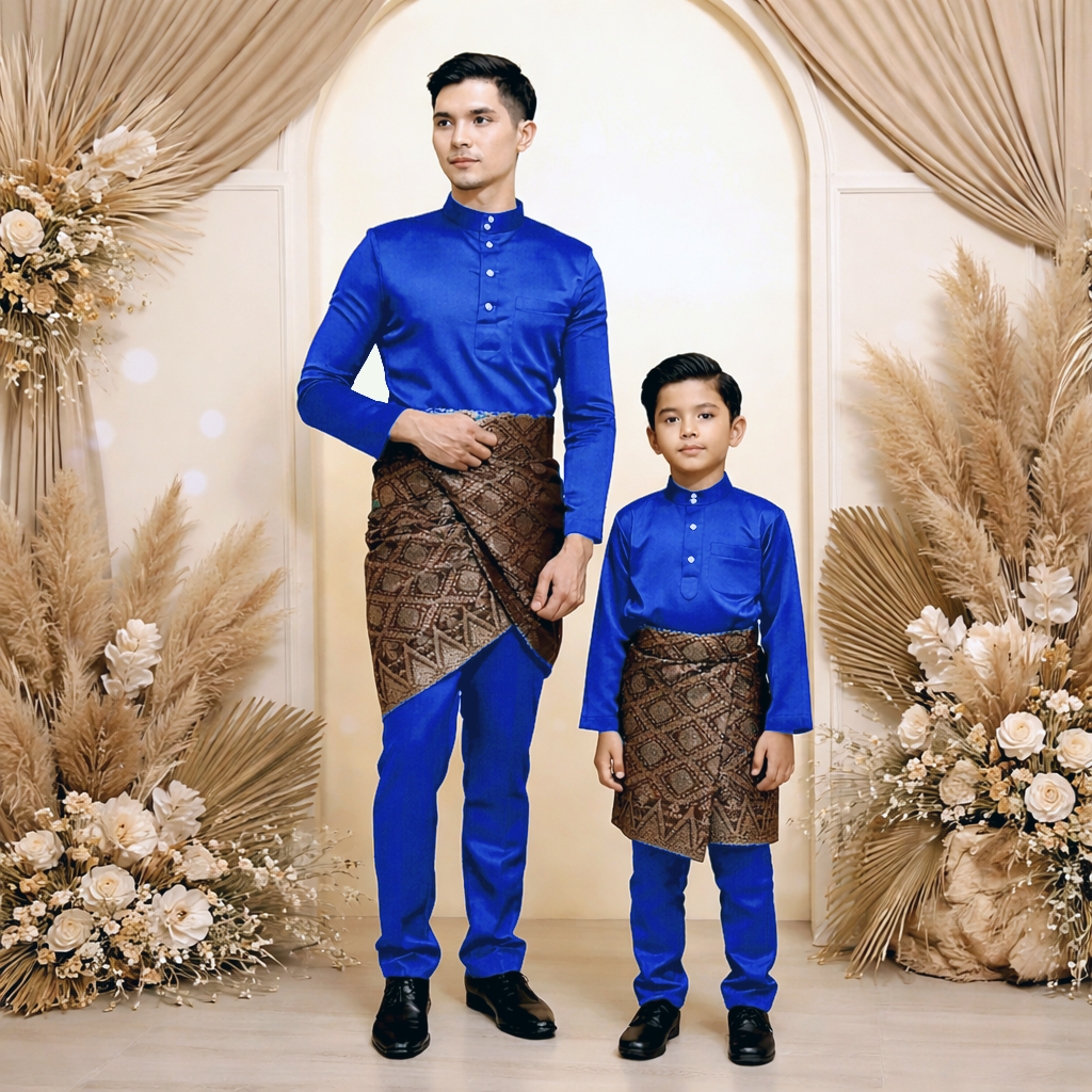 BAJU MELAYU SLIM FIT (WITH ZIP) WEAR FOR MEN EXCLUSIVE DESIGN (S-3XL)