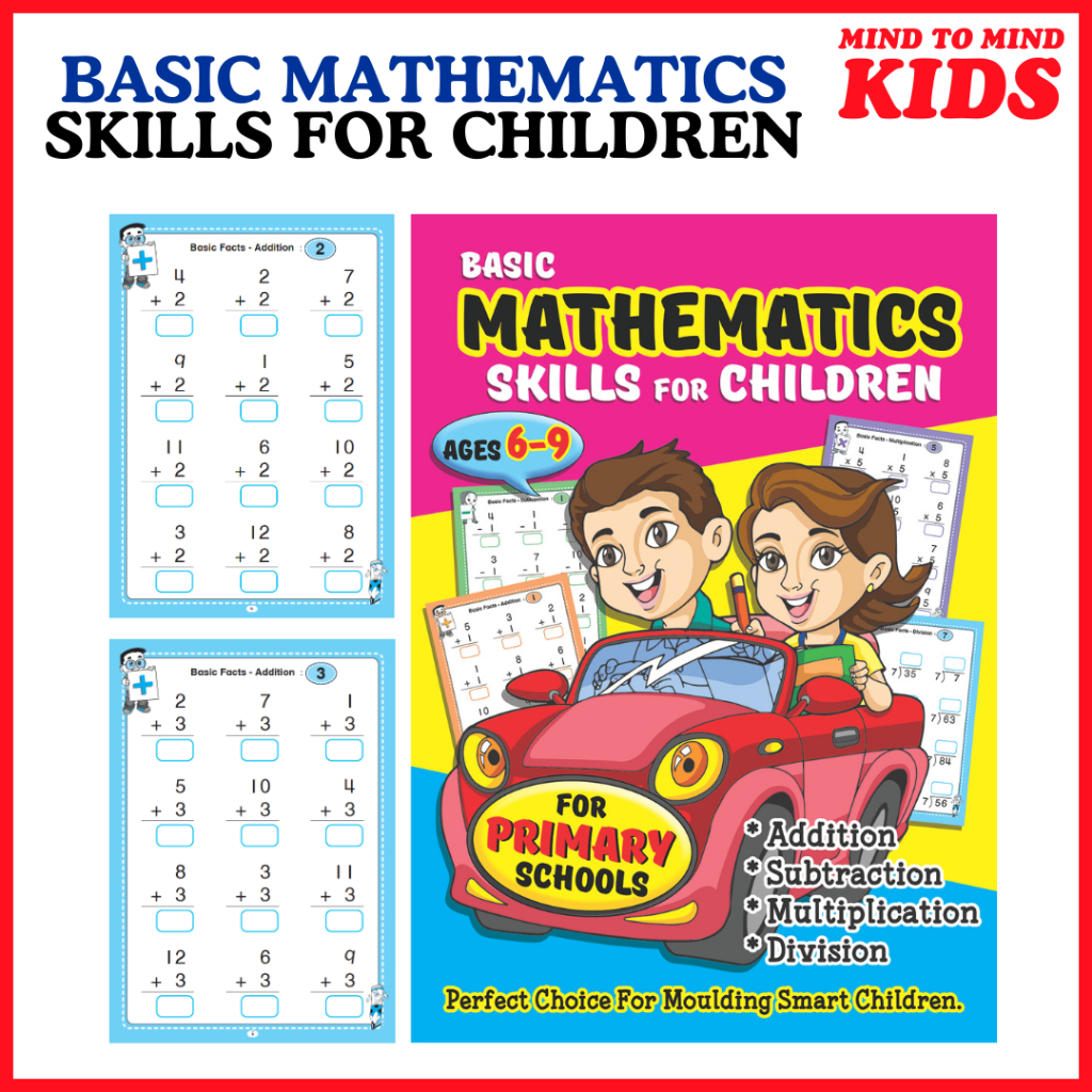 [MID TO MIND KIDS] BASIC MATHEMATICS SKILL สําหรับ CHILDREN - อายุ 4-7 ปี OLD