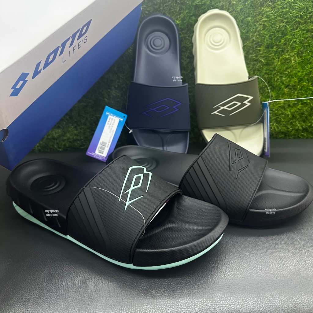 Lotto Mens Calm 1 [25Y1126] รองเท้าแตะสไลด์ รองเท้าแตะ -
