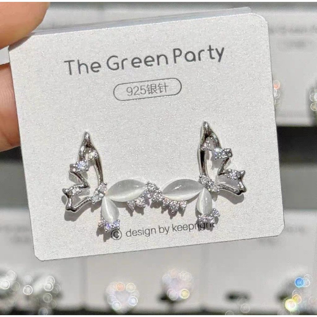 ต่างหูผีเสื้อ antng-anting rama rama ละคร  耳环 เจนนี่ สไตล์เกาหลี