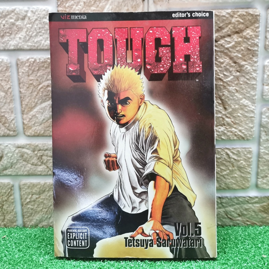 PRELOVED การ์ตูน "Tough" Vol.5 (Viz Media) โดย Tetsuya Saruwatari Komik Manga English ver