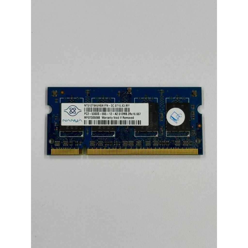 ถาม NT512T64UH8A1FN-3C 512MB RAM DDR2 PC2-300S-555-12 SO-DIMM CL5