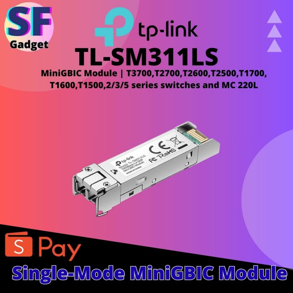 TP-LINK TL-SM311LS GIGABIT SINGLE MODE SFP MODULE