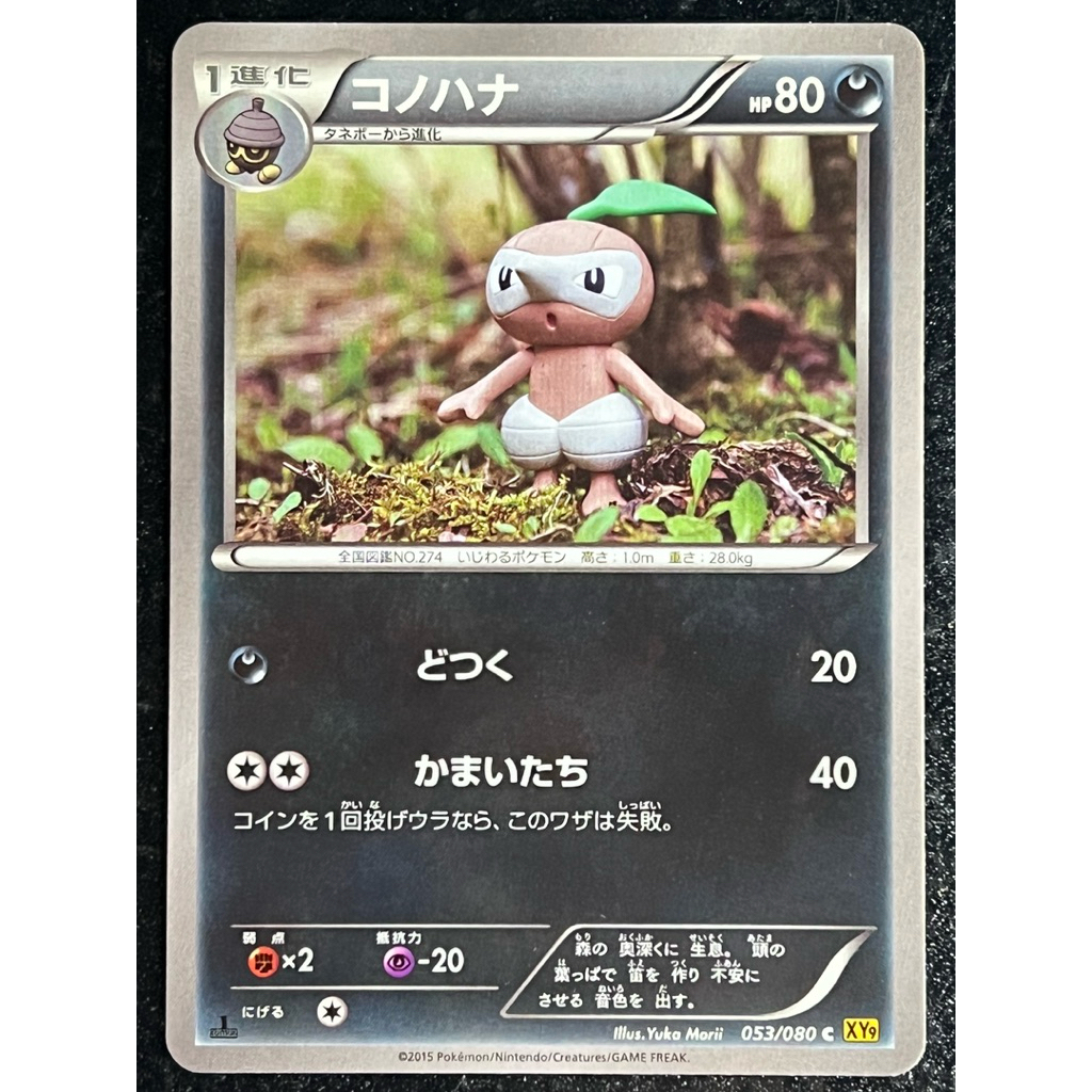 Nuzleaf 053/080 - XY9 - การ์ดโปเกมอนญี่ปุ่น