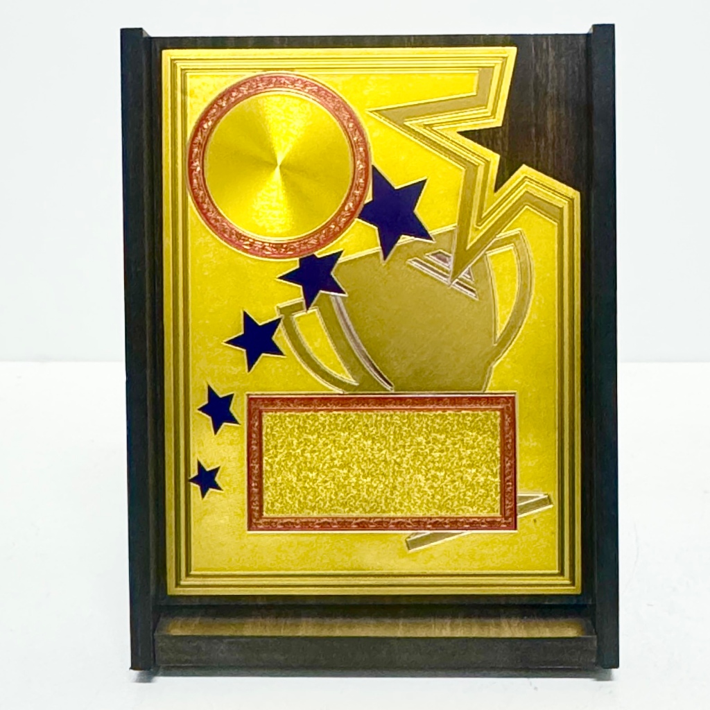 EP-EP785 กล่องไม้ W/Pattern Plaque.