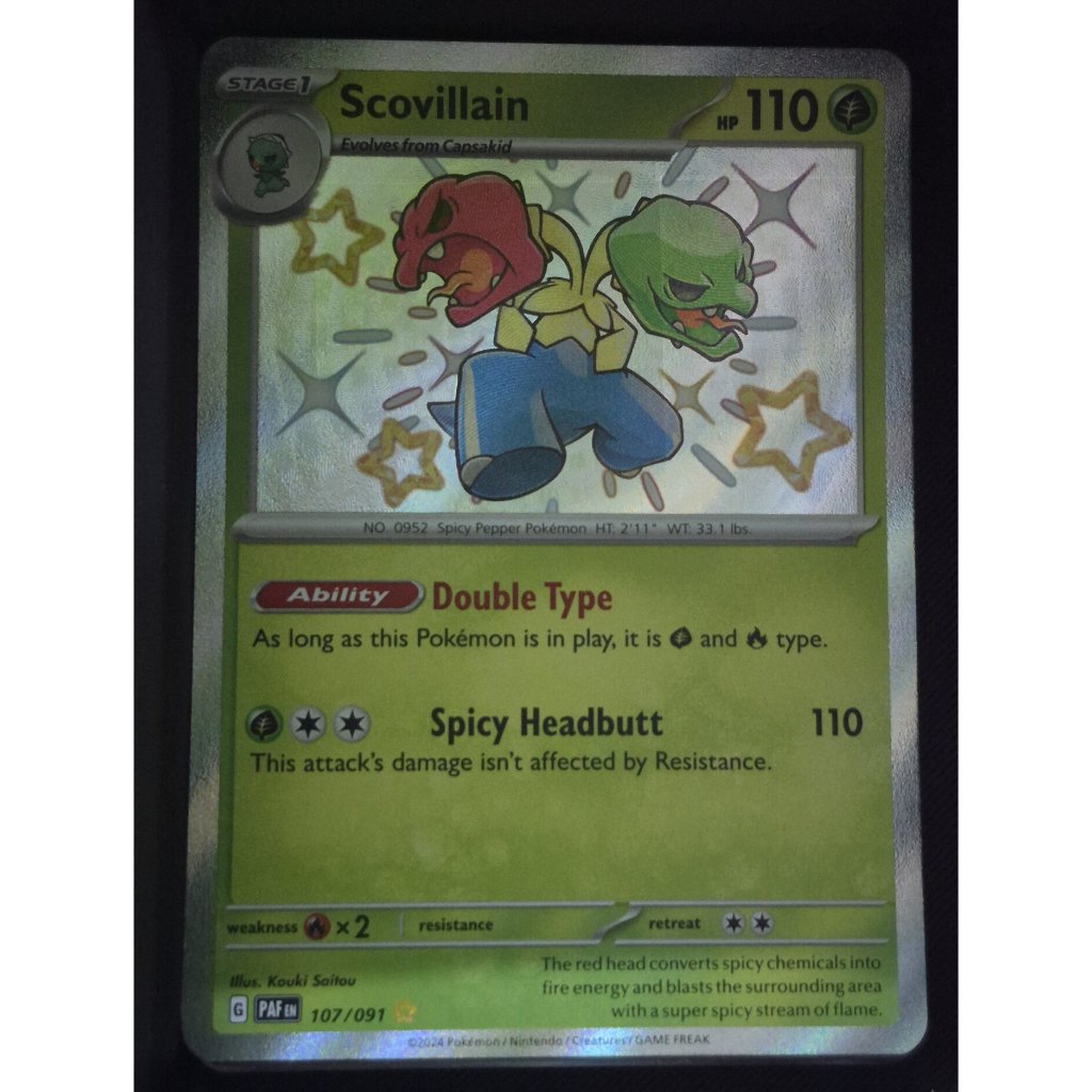 Pokemon TCG- Scovillain ( Shinny) - 01/091 [PF]
