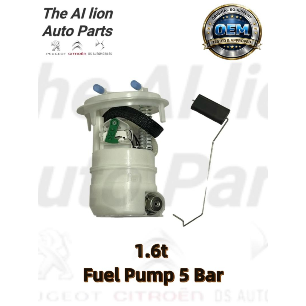 ปั๊มเชื้อเพลิง (5 บาร์/ KPa) + ฟรีการใช้ปั๊ม O แหวนสําหรับ Peugeot 308 408 508 3008 RCZ Citroen DS4 
