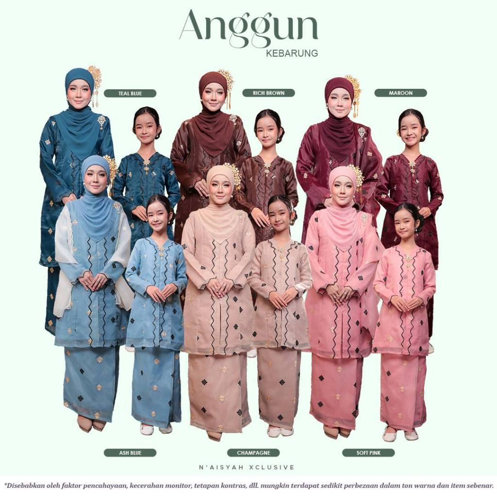 [KEBARUNG ANGGUN] RAYA 2026 NAISYAH XCLUSIVE SEDON MATERIAL ORGINALUSIVE STOK